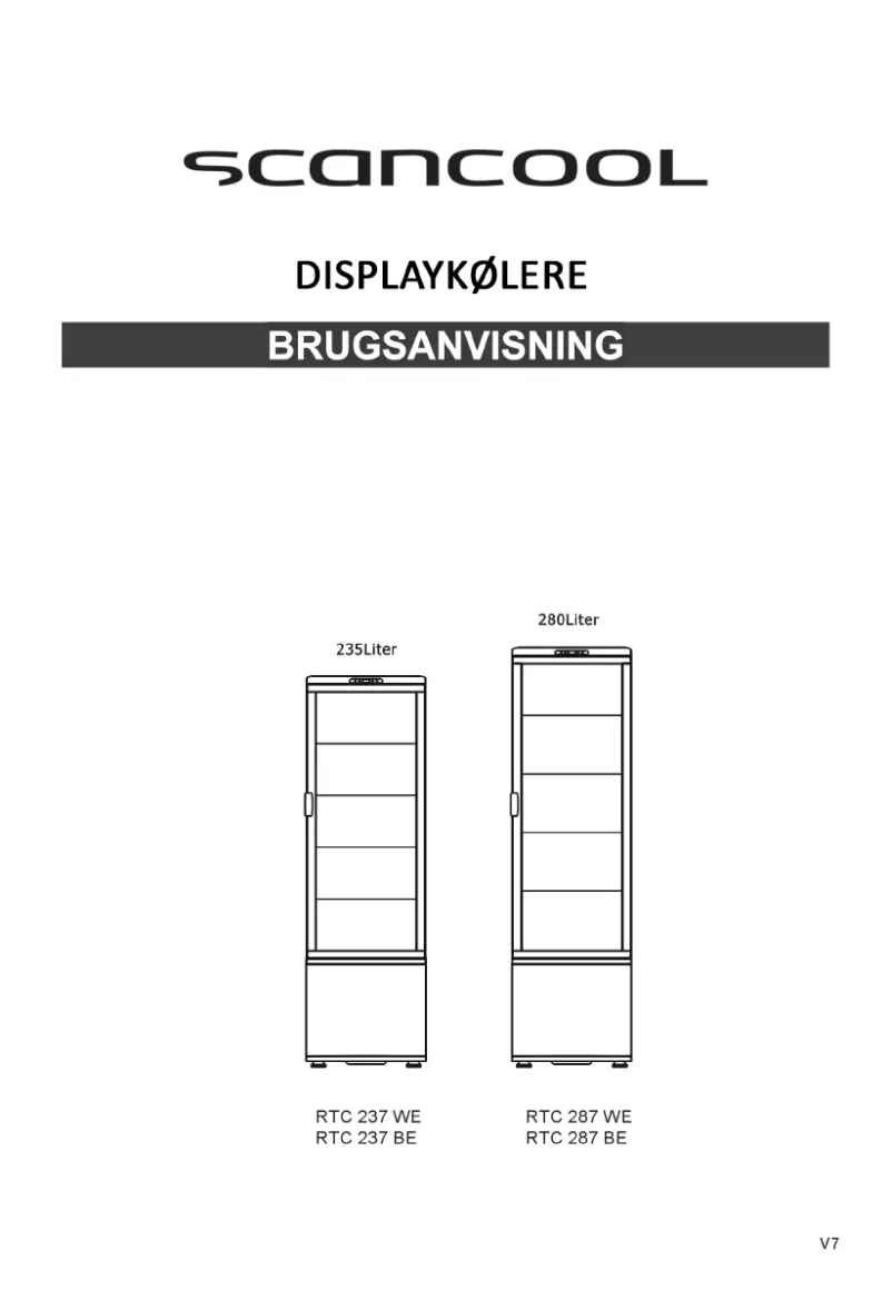 First page image of the manual for RTC 237 WE