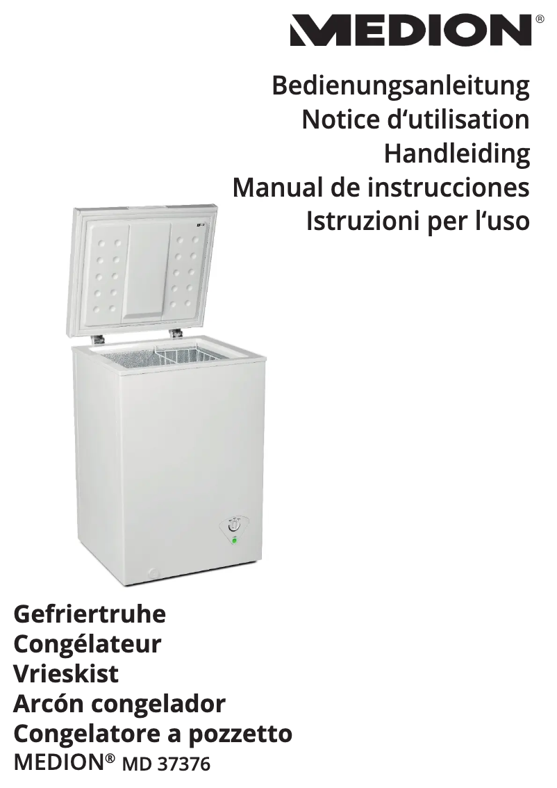 First page image of the manual for MD 37376