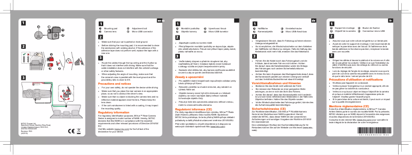 First page image of the manual for MiVue A30