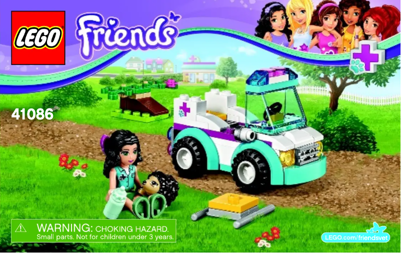 First page image of the manual for Friends 41086