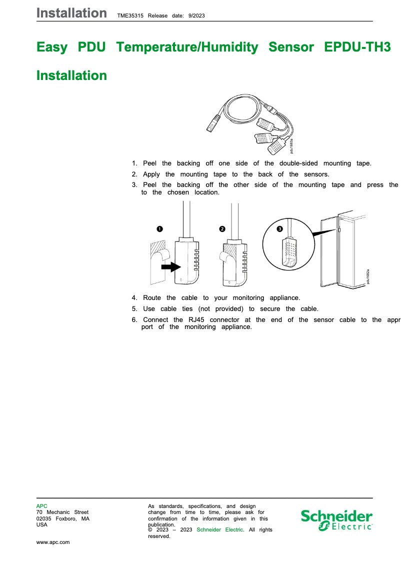 First page image of the manual for EPDU-TH3