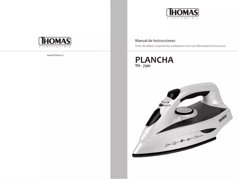 Page 1 of the manual User Manual Thomas TH-7301