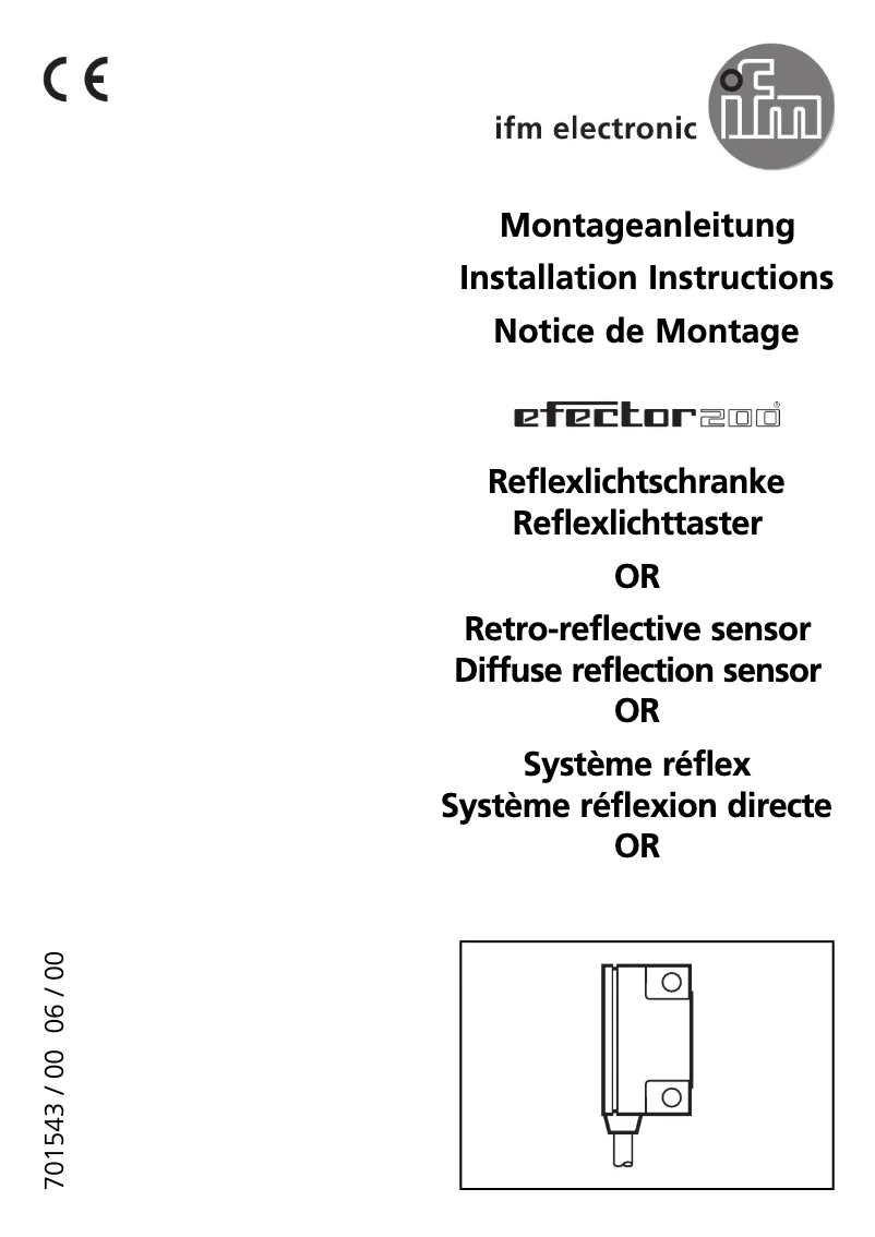 First page image of the manual for OR0009