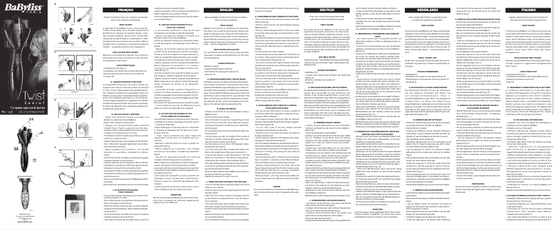 First page image of the manual for Twist Secret Set