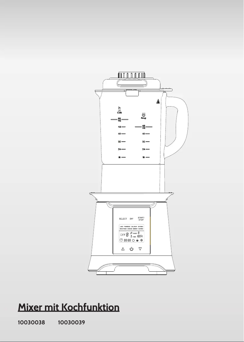 Page 1 of the manual User Manual Klarstein 10030038