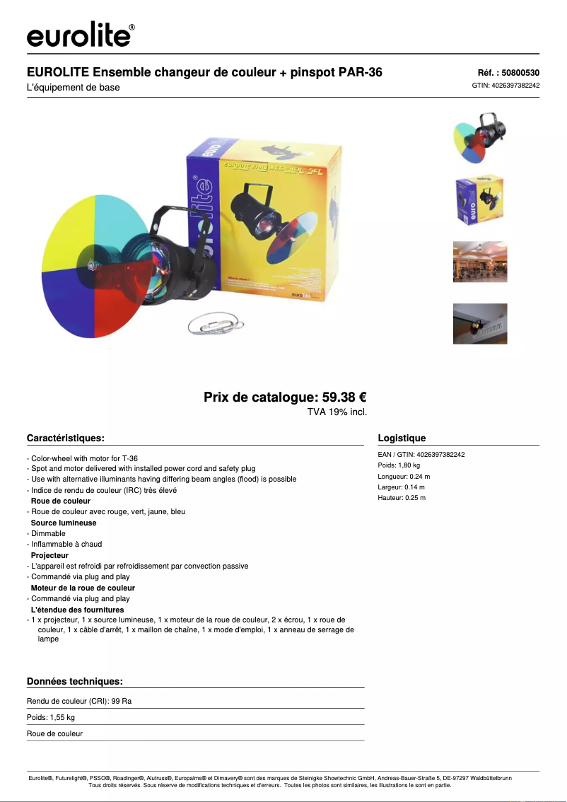 First page image of the manual for PAR-36