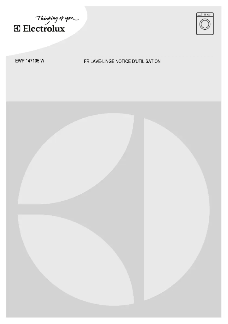 First page image of the manual for EWP147105W