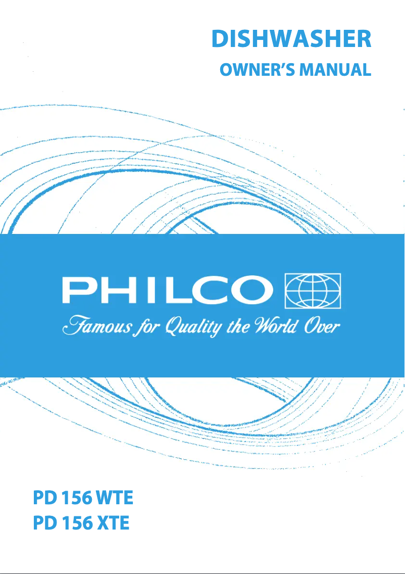 Page 1 of the manual Instruction Manual Philco PD 156 XTE