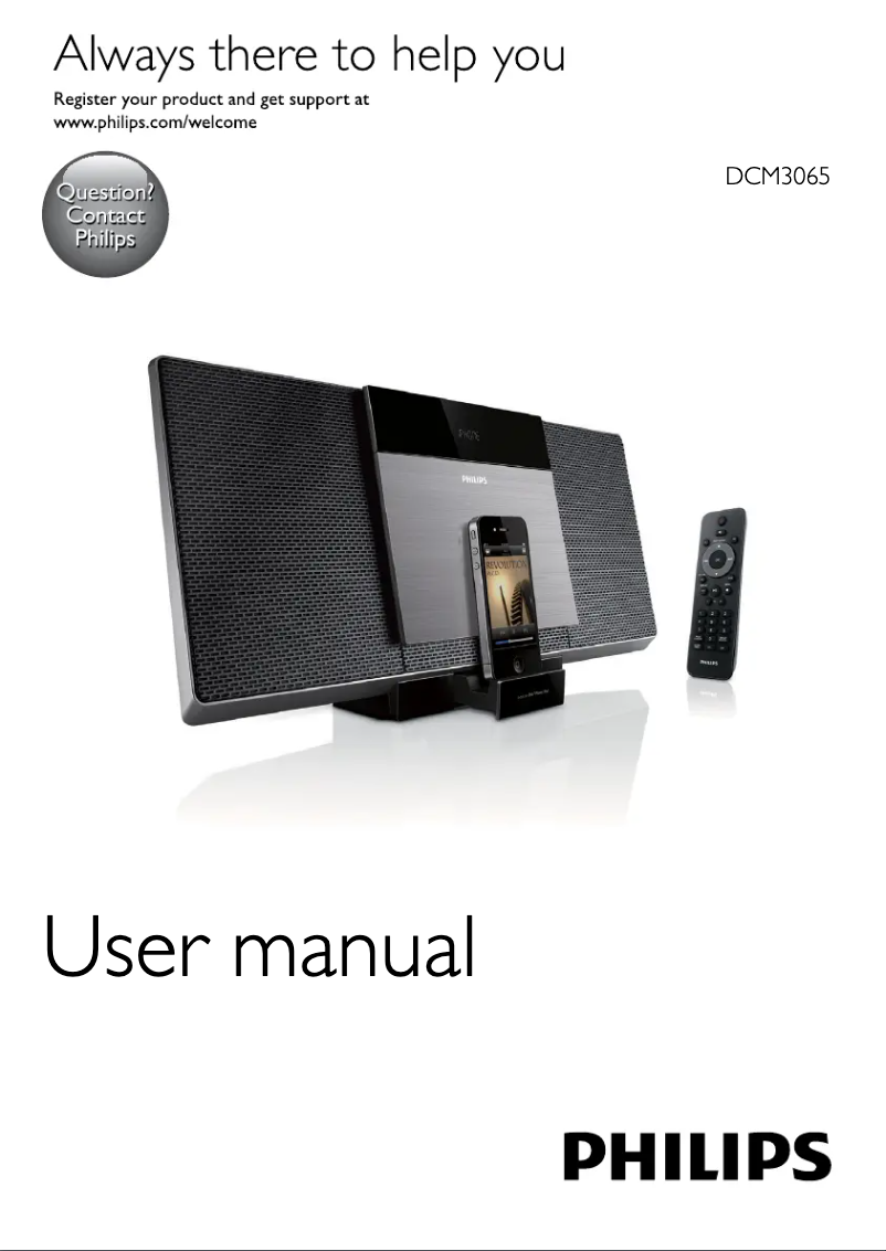 First page image of the manual for DCM3065