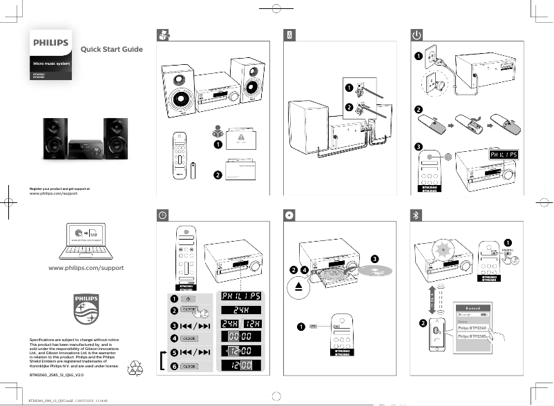 First page image of the manual for BTM2585