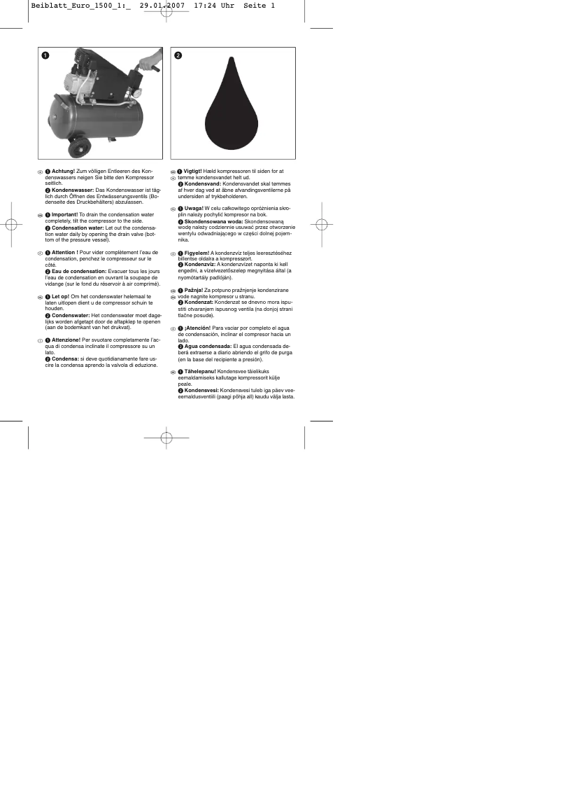 Page 1 of the manual User Manual Global GK 210/24