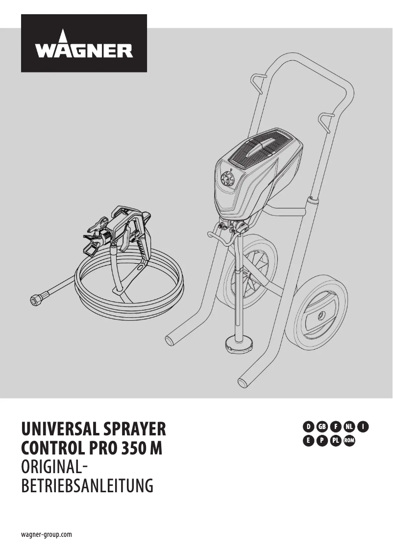 First page image of the manual for Control Pro 350 M