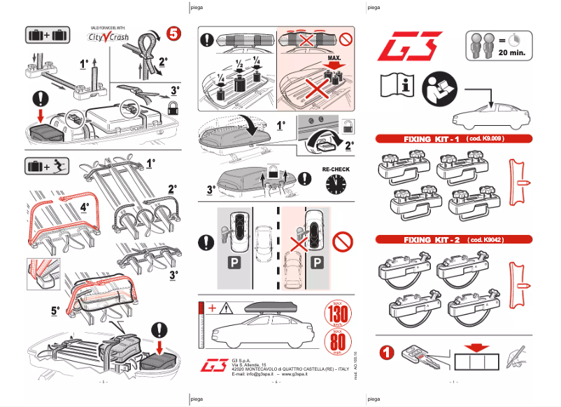 Page 1 of the manual User Manual G3 Spark 480