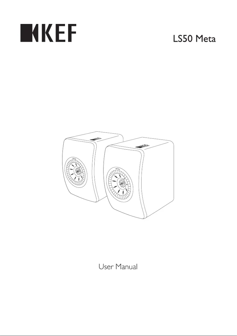 Page 1 de la notice Manuel utilisateur KEF LS50