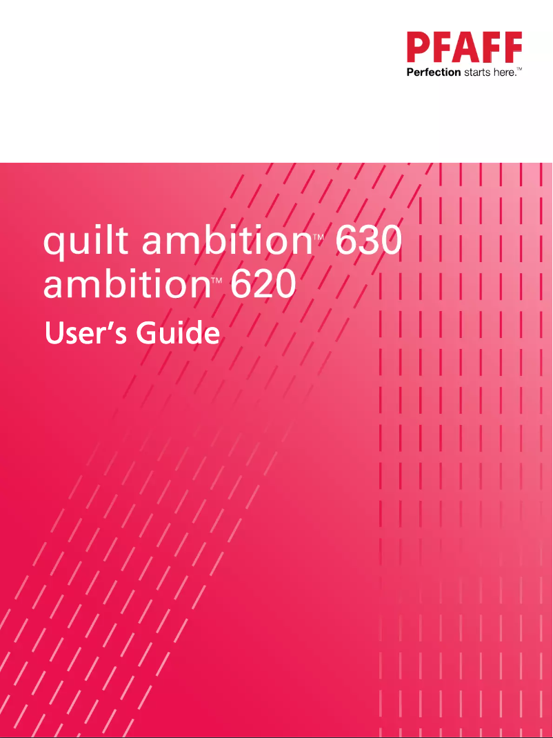 First page image of the manual for Ambition 620