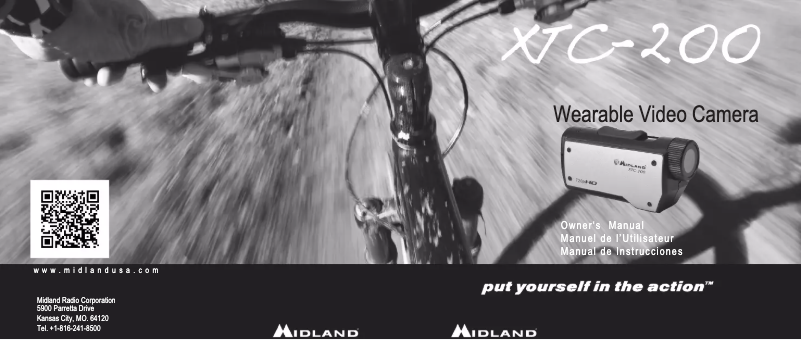 Page 1 of the manual User Manual Midland XTC260