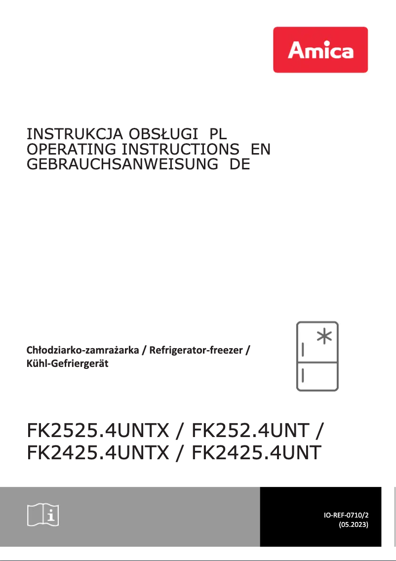 First page image of the manual for FK2425.4UNT