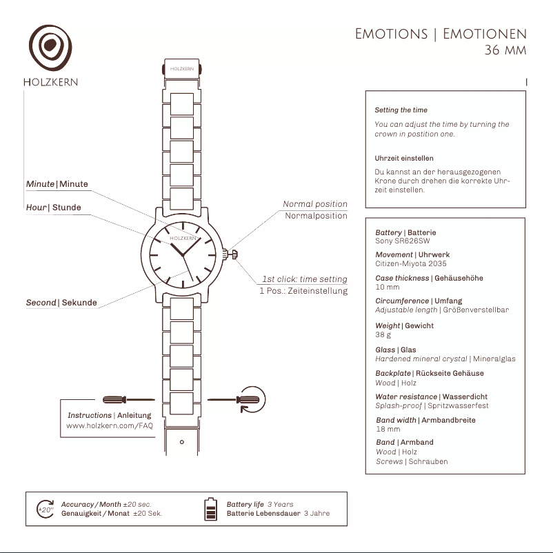 First page image of the manual for Gelassenheit