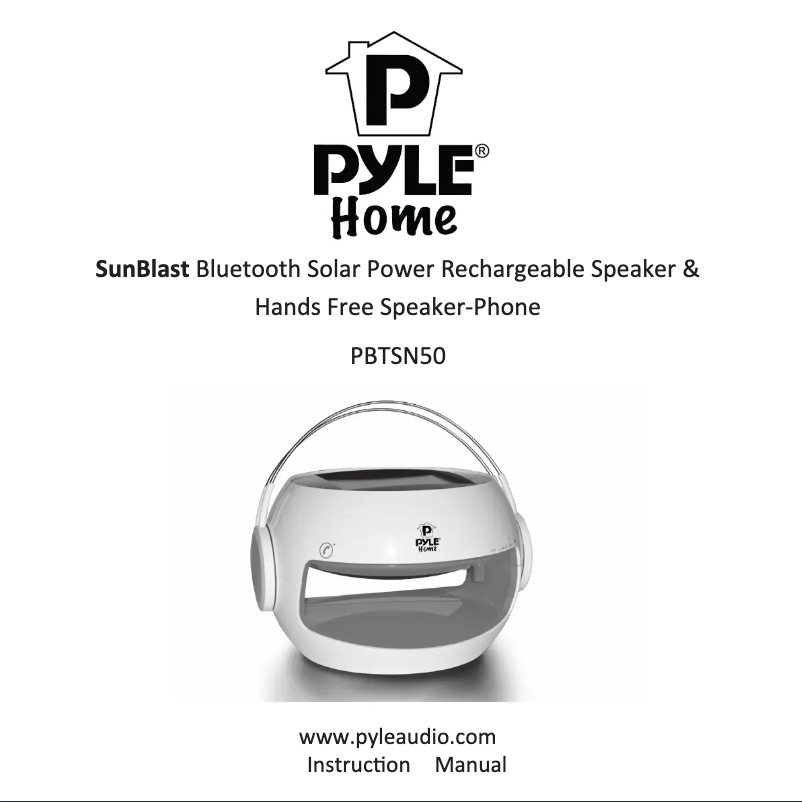 First page image of the manual for SunBlast