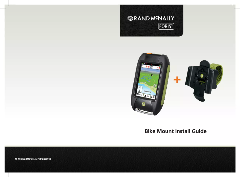 Page 1 of the manual User Manual Rand McNally Foris