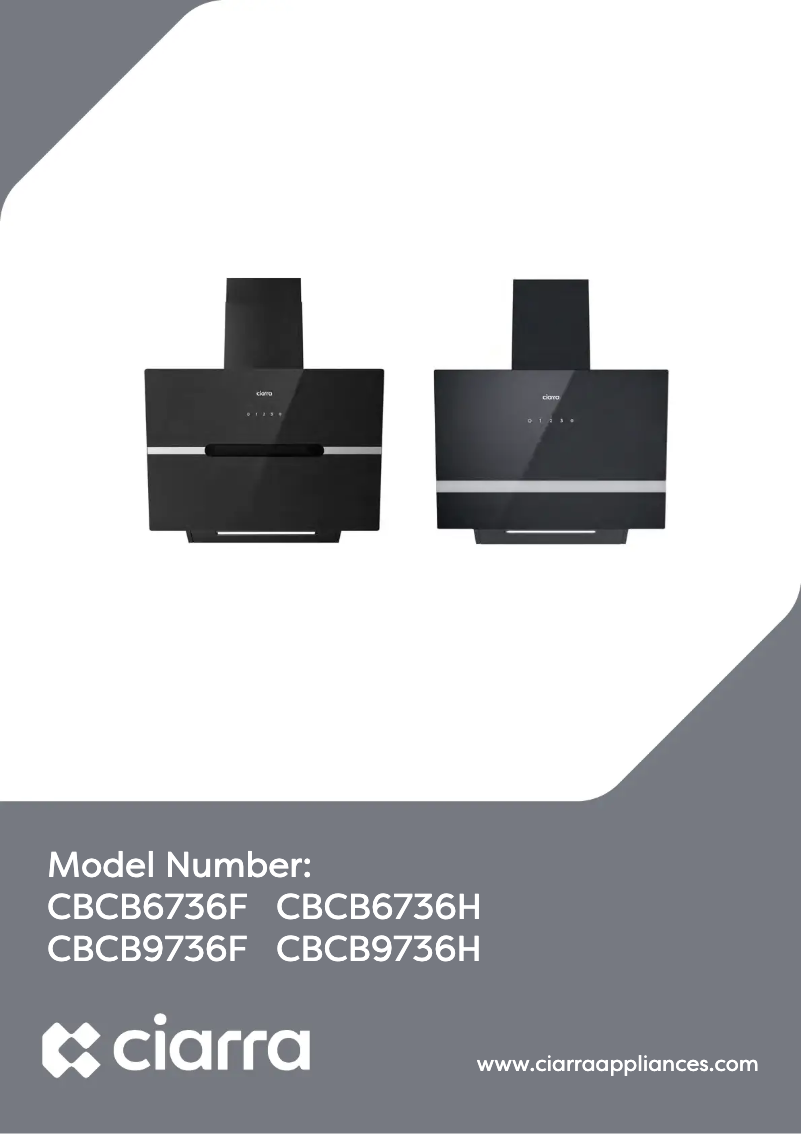 First page image of the manual for CBCB6736F