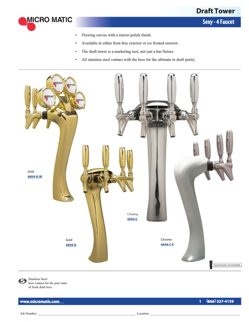 First page image of the manual for 6604-M