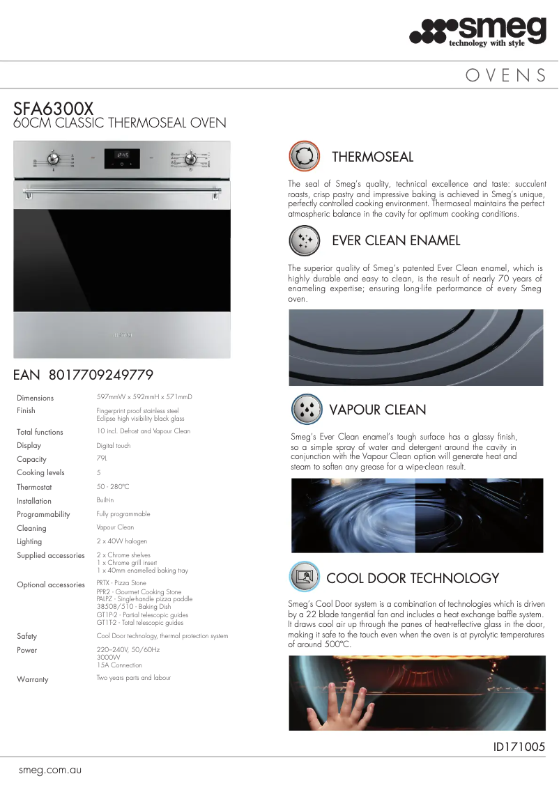 First page image of the manual for SFA6300X
