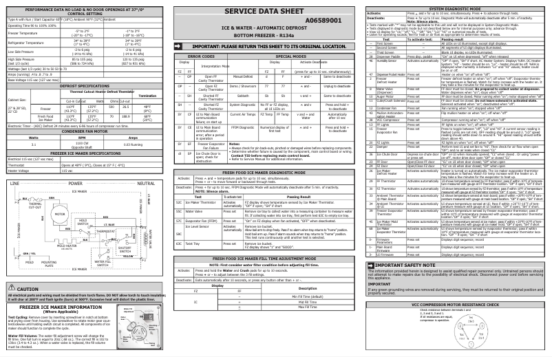 First page image of the manual for FGHF2367TF