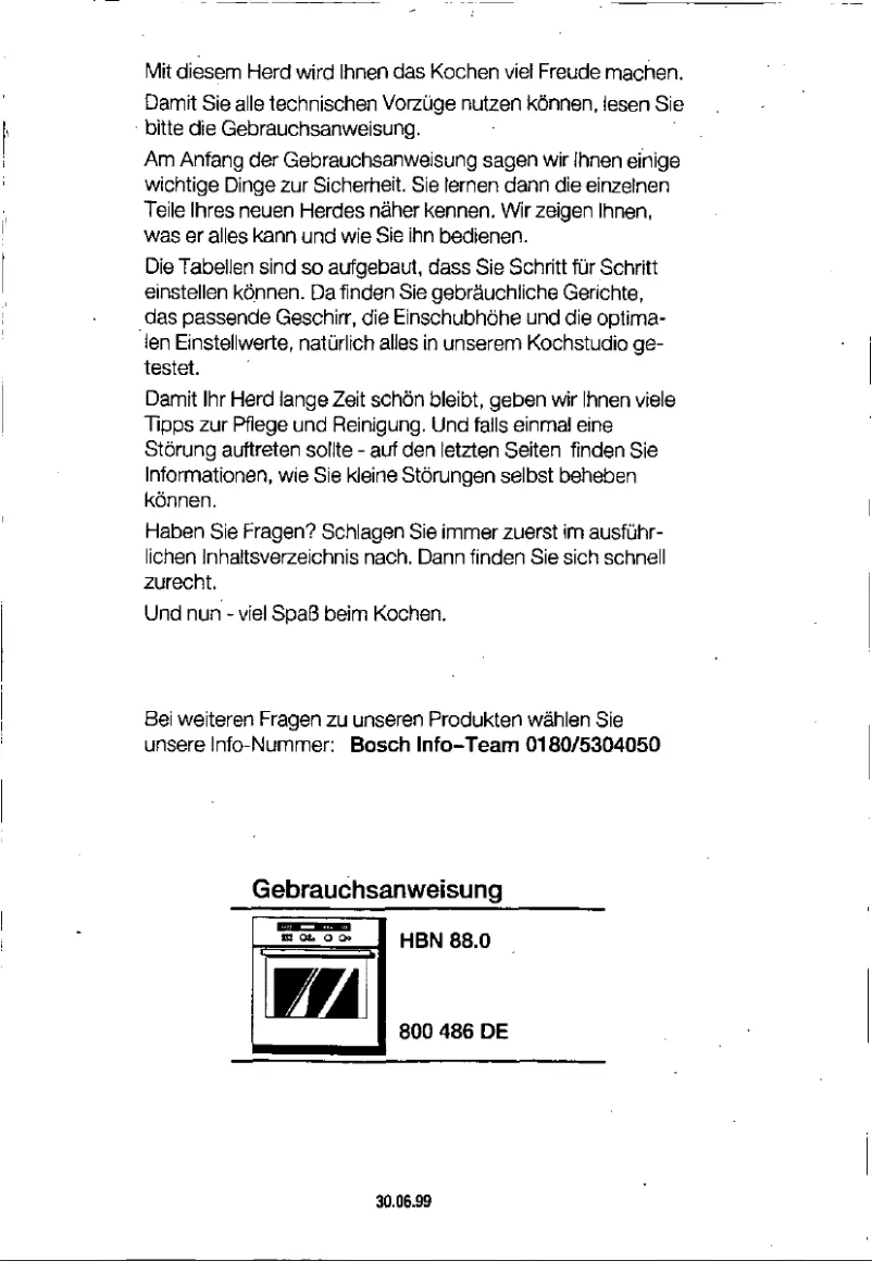 First page image of the manual for HBN8850