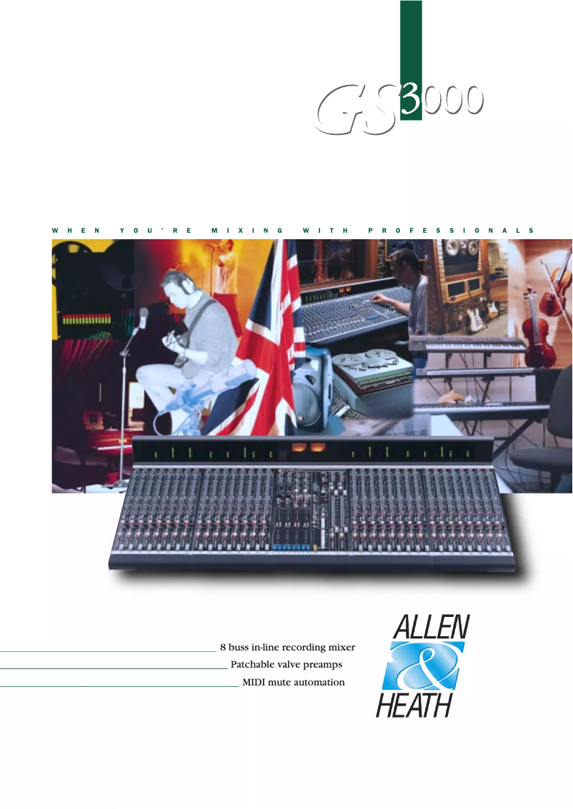 Image de la première page du manuel de l'appareil GS3000