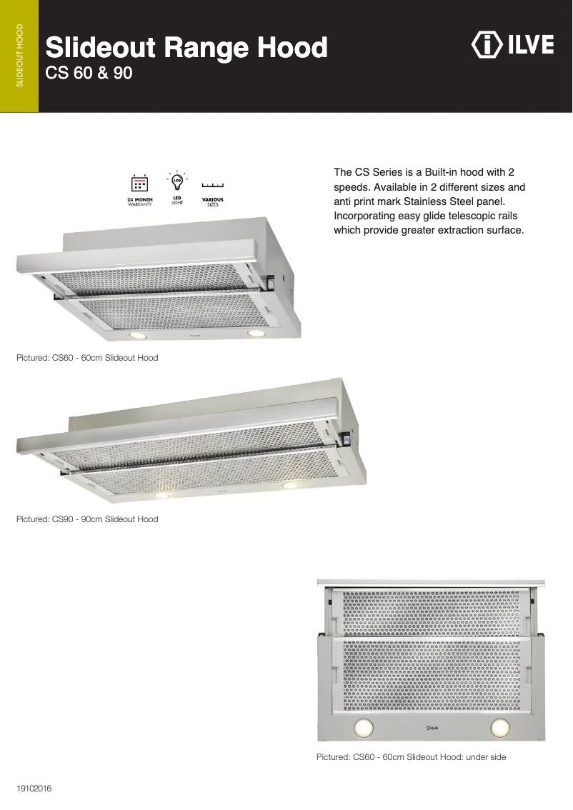 First page image of the manual for CS90