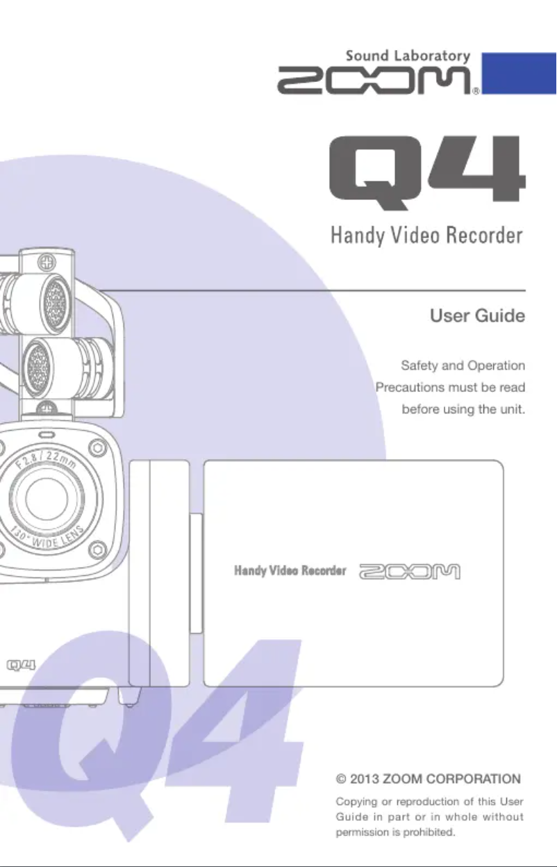 First page image of the manual for Q4