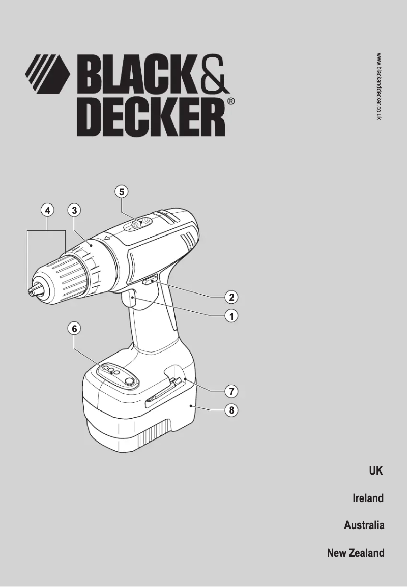 Page 1 of the manual User Manual Black & Decker CP14