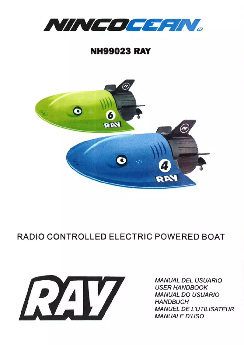 First page image of the manual for Submarino Ray NH99023