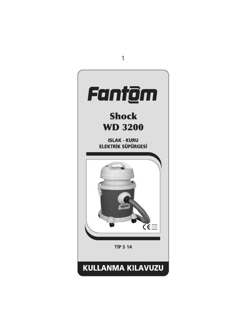 First page image of the manual for Shock WD 3200