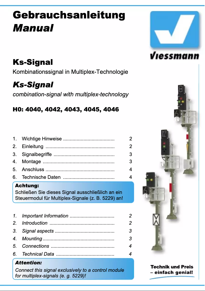 Page 1 of the manual User Manual Viessmann 4042