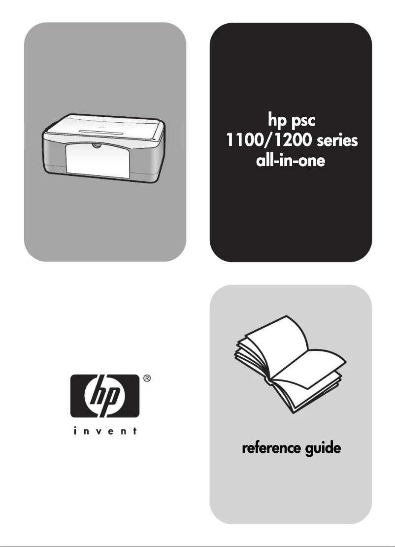 Page 1 of the manual User Manual HP PSC 1209