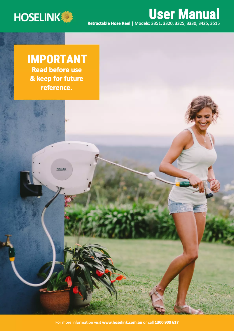 Page 1 of the manual User Manual Hoselink 3320