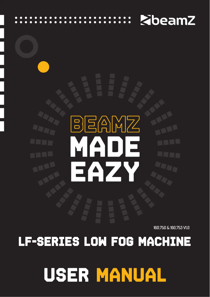 Page 1 of the manual User Manual BeamZ LF3000