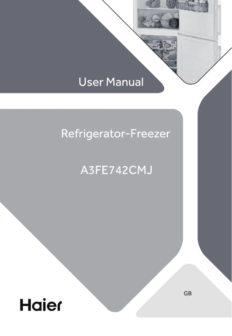 First page image of the manual for A3FE742CMJ