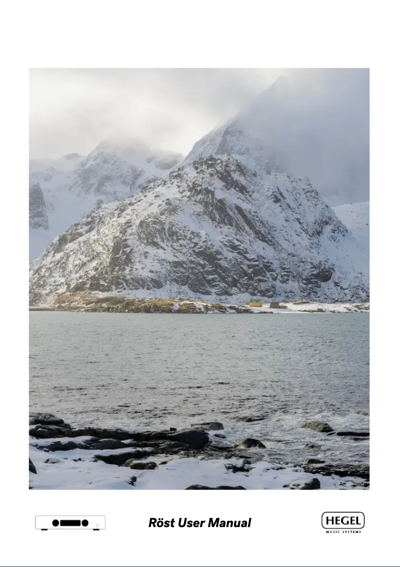 First page image of the manual for Röst