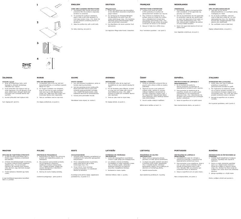 First page image of the manual for VIKANES