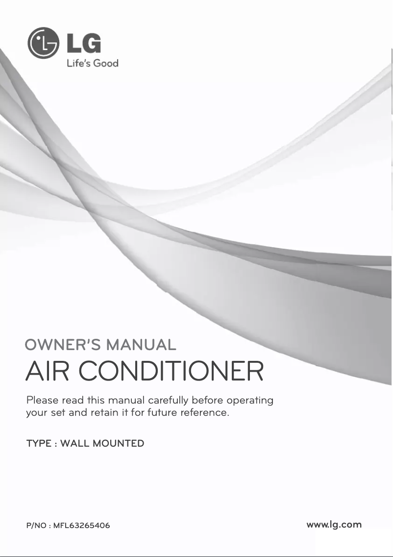 First page image of the manual for LSNC246C8U1