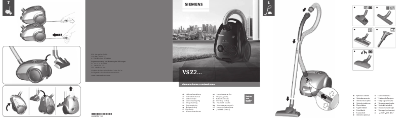 Page 1 of the manual User Manual Siemens VSZ2B112
