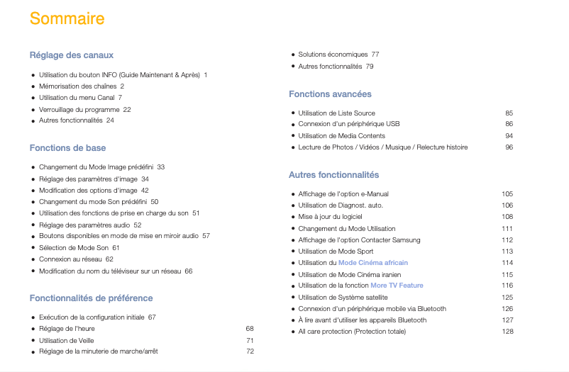 First page image of the manual for UA32M5100AS