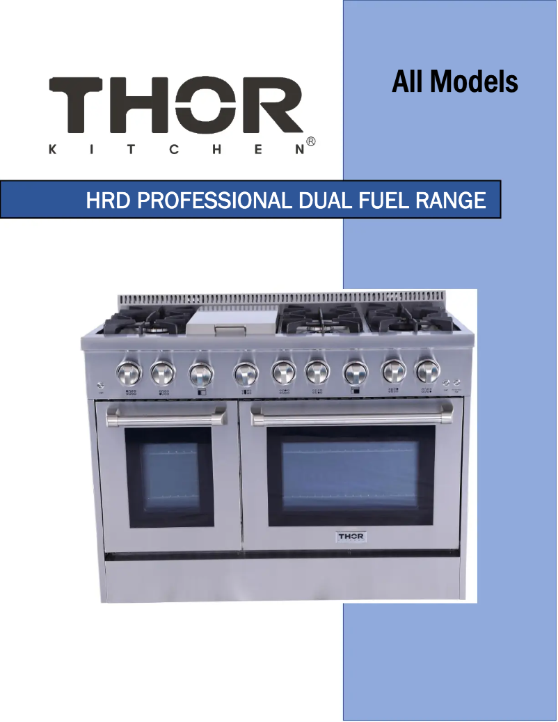 Page 1 of the manual User Manual Thor TRE3601