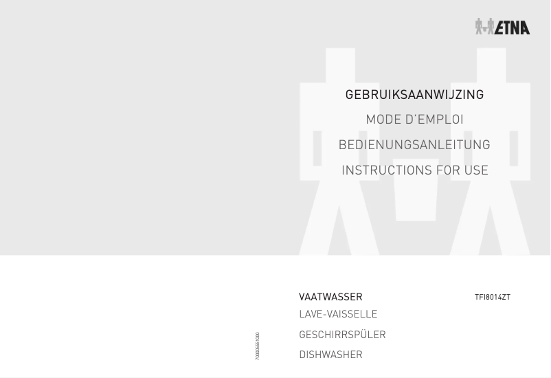 First page image of the manual for TFI8014ZT