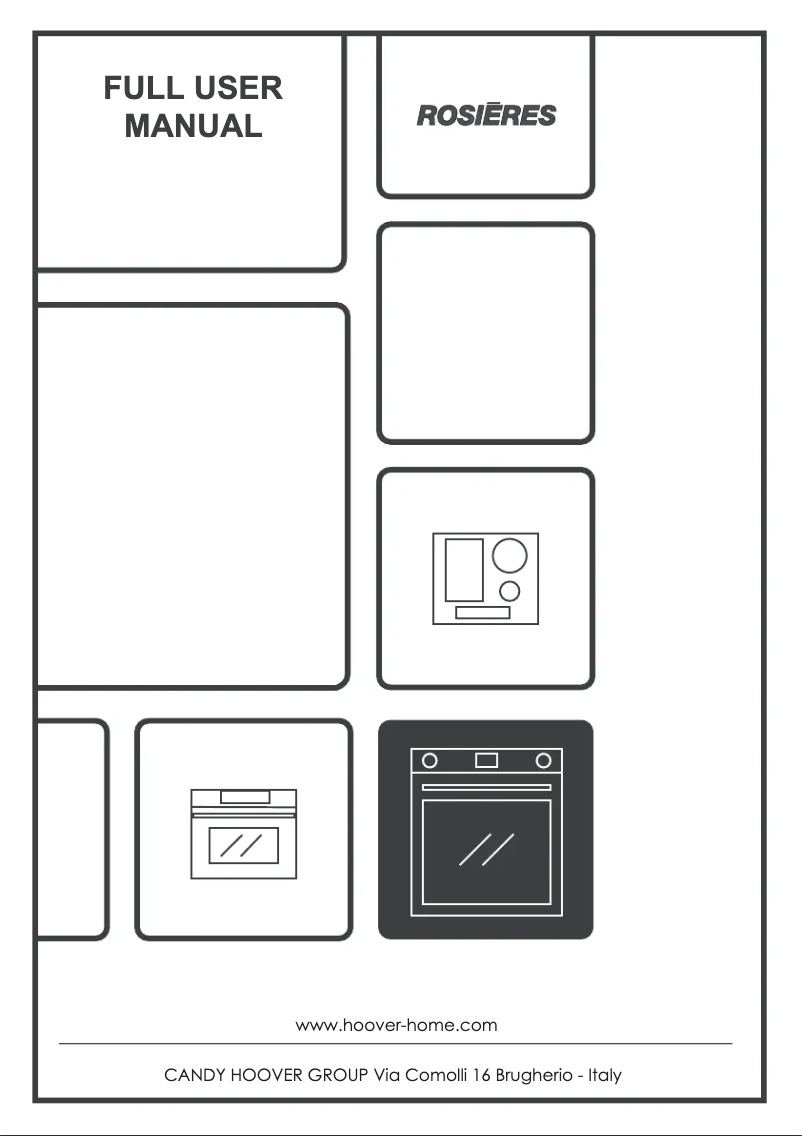 First page image of the manual for RO6 S5B3LYTB