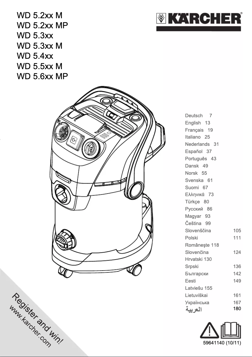 Page 1 of the manual User Manual Kärcher WD 5600 MP