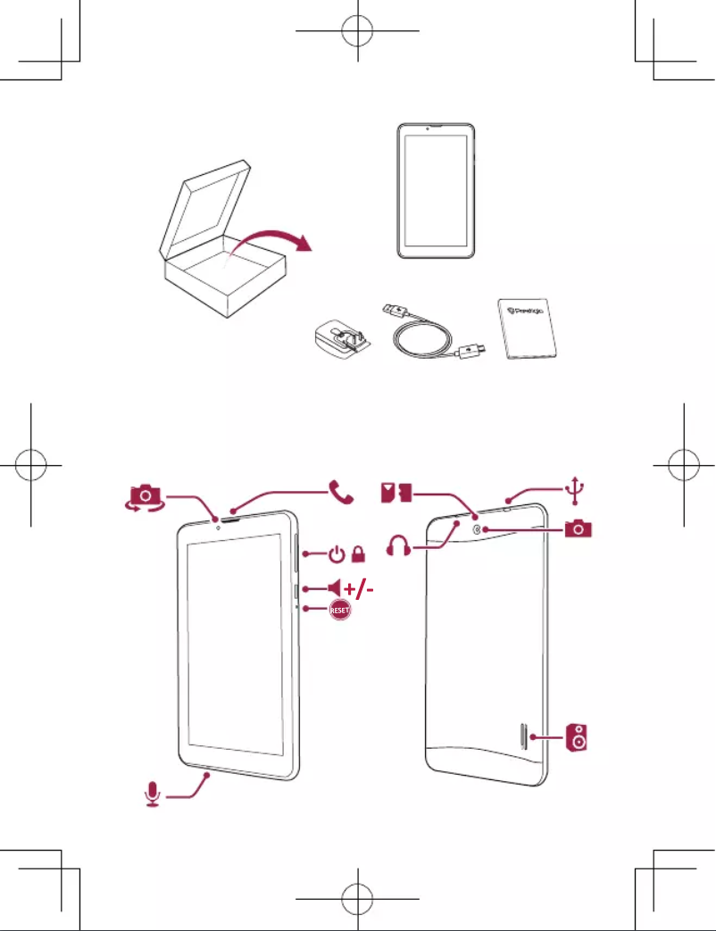 First page image of the manual for MultiPad Wize 3047 3G